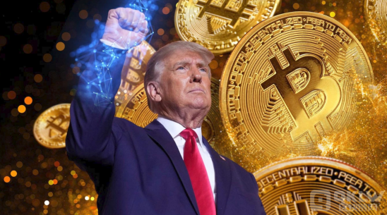 特朗普加密貨幣籌款活動籌集400萬美元，比特幣 圖片