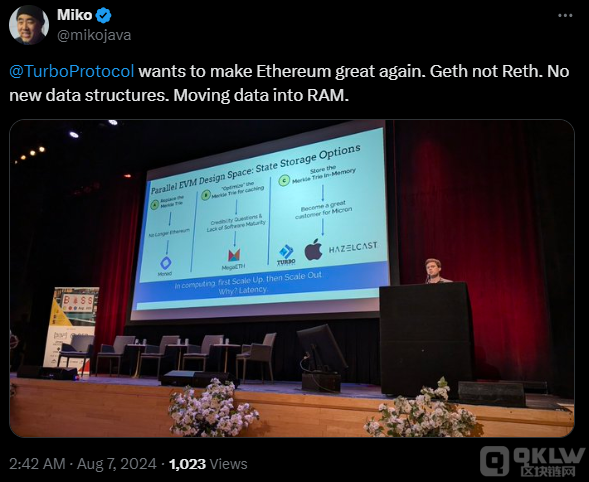 Layer2 Turbo宣布其Blockchain每秒處理40 圖片