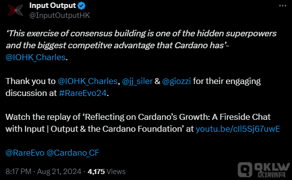 CharlesHoskinson揭示卡爾達諾的“隱藏超級大國 圖片