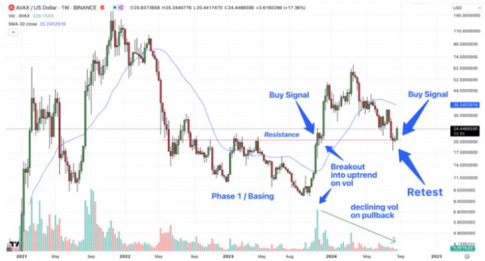 Avalanche (AVAX) 一周漲幅超過30%，分析師看好 圖片