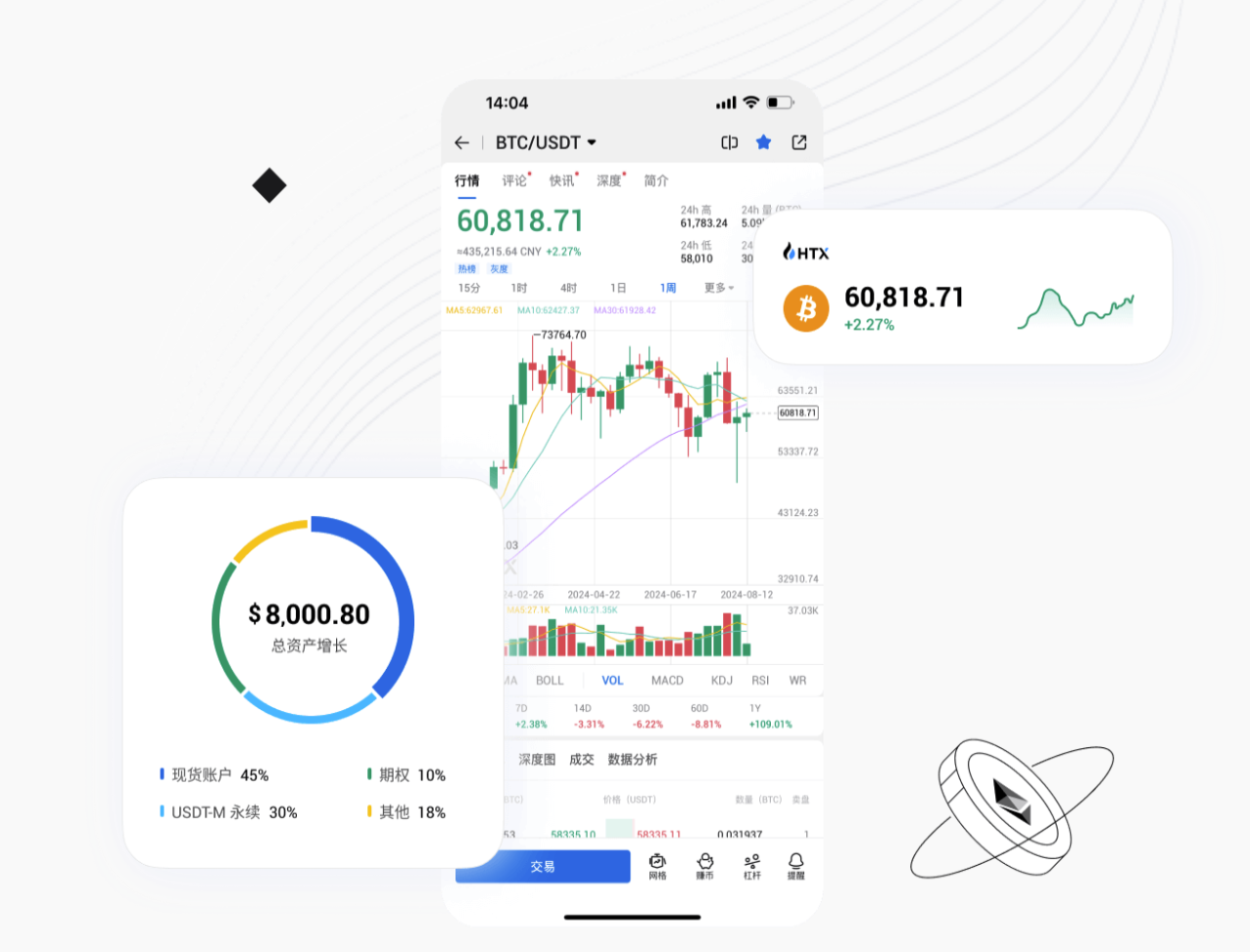 HTX官方網站：深度探索多維度加密資產交易與生 圖片